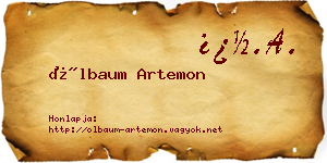 Ölbaum Artemon névjegykártya